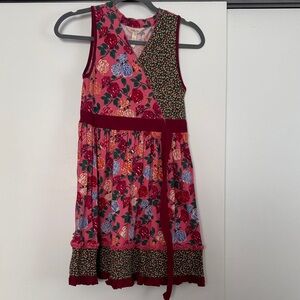 Matilda Jane Pink and Red Floral Kids Dress